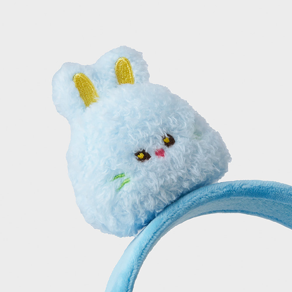 bunini ぬいぐるみヘアバンド (BLUE)