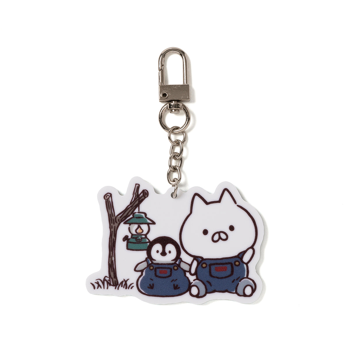 EDWIN × ねこぺん日和 アクリルキーチェーン おすわり