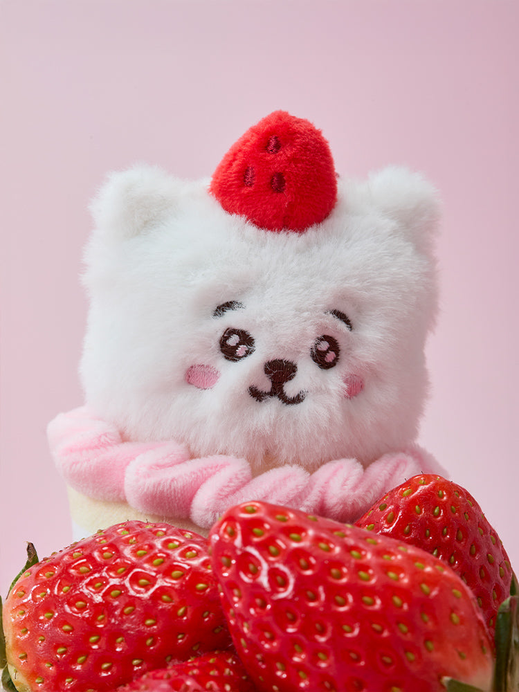 タルトぬいぐるみキーリング(STRAWBERRY PARTY) RJ – LINE FRIENDS
