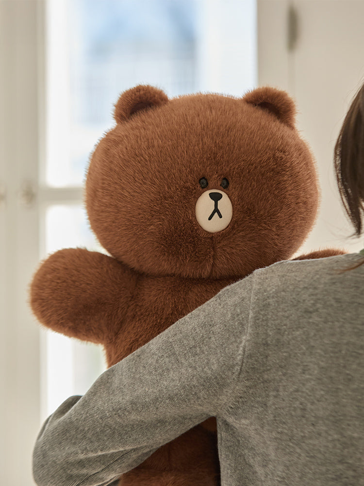 ミディアムぬいぐみ(HUG BROWN4) ブラウン