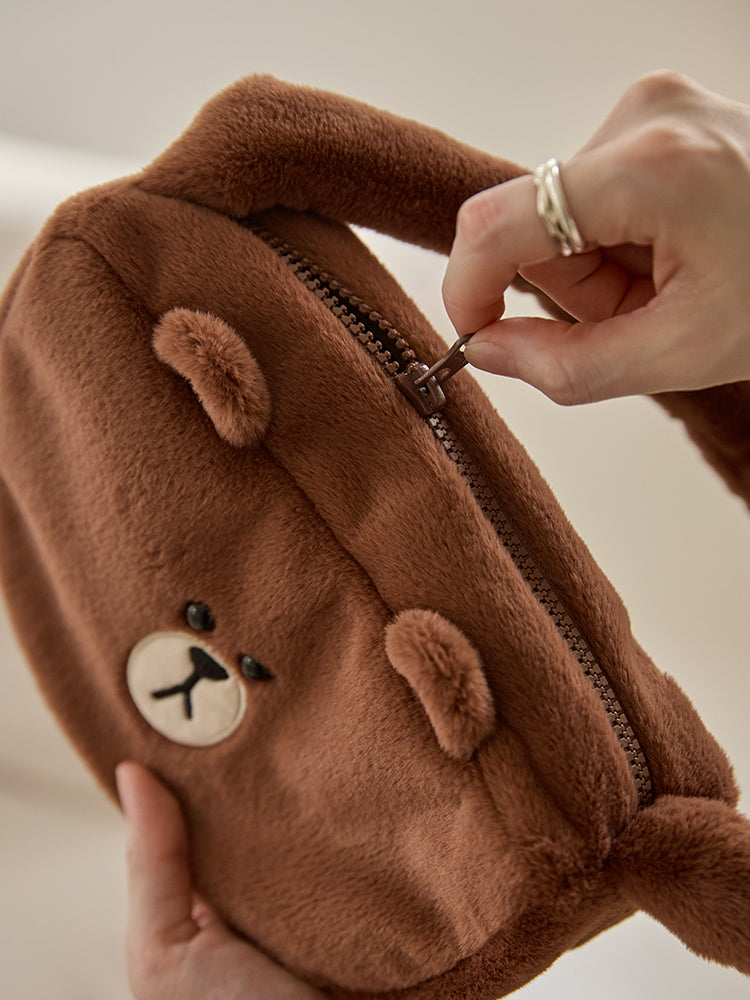 トートバッグ(HUG BROWN4) ブラウン