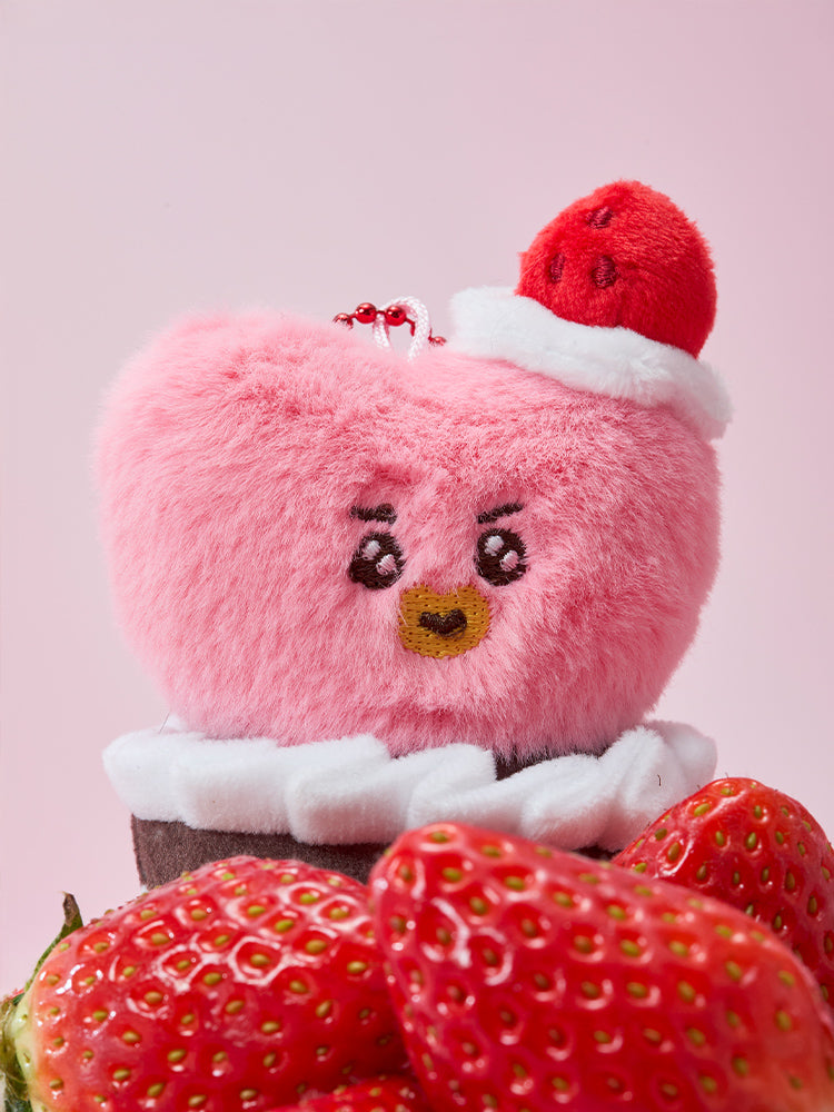 タルトぬいぐるみキーリング(STRAWBERRY PARTY) TATA – LINE FRIENDS