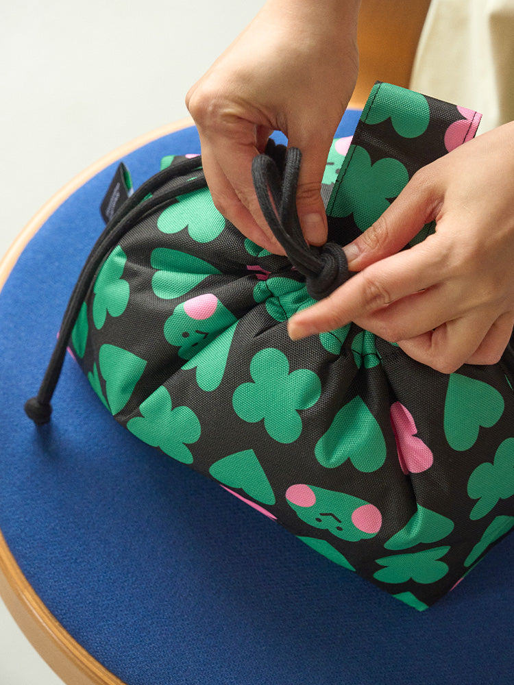 minini x DROPDROPDROP 巾着バッグ レニニ