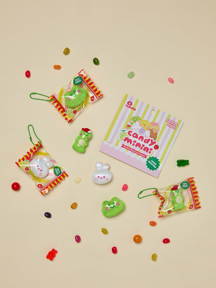 minini ランダムぬいぐるみマグネット(DESSERT CAFE)