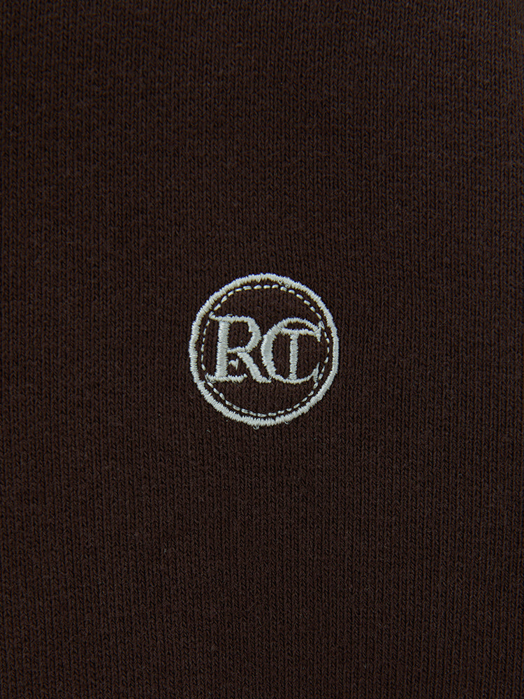 RECTO X BROWN LLEGE ロゴスウェットシャツ ブラウン