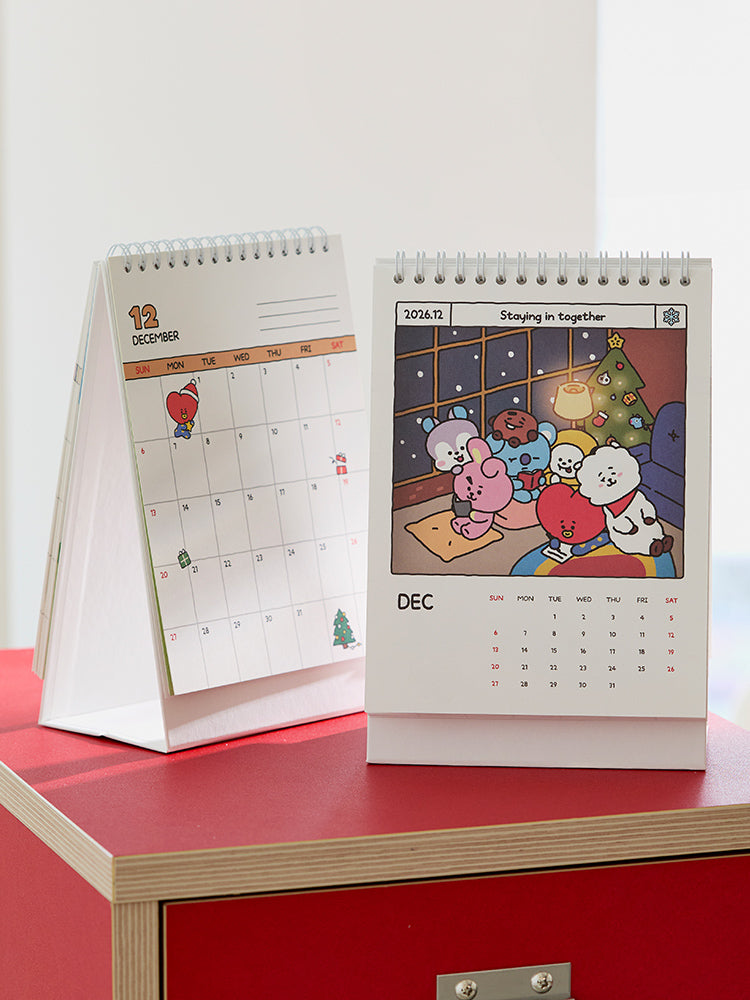 2026年カレンダー BT21