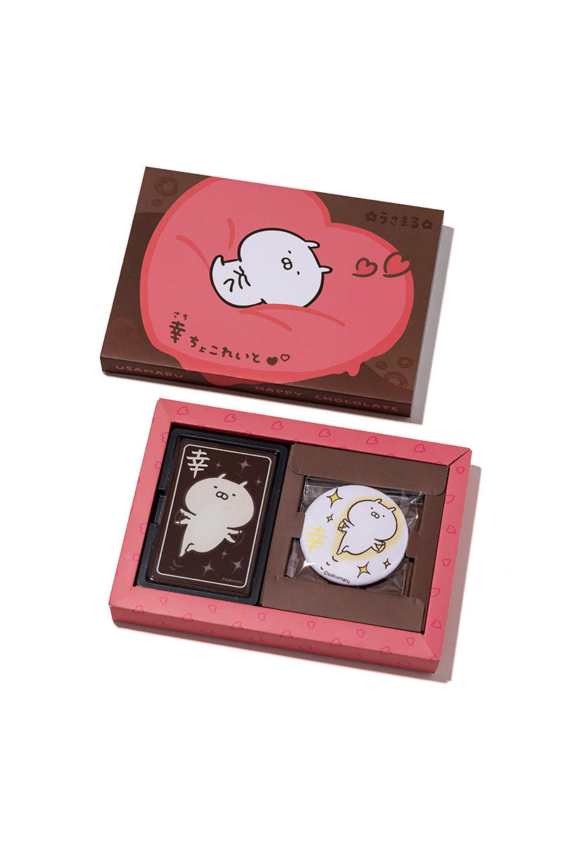 ランダム缶バッジ付き幸ちょこれーと うさまる – LINE FRIENDS SQUARE