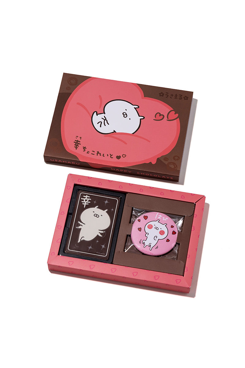 ランダム缶バッジ付き幸ちょこれーと うさまる – LINE FRIENDS SQUARE