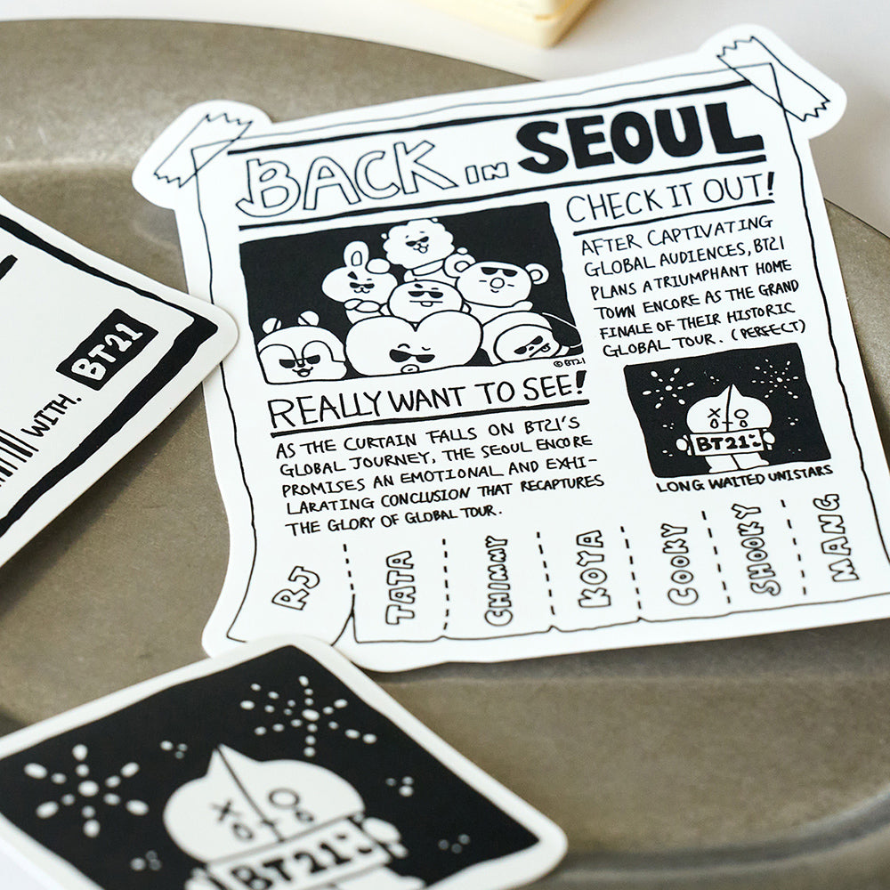 SEOUL ステッカー(CITY-EDITION) BT21