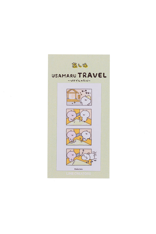 4コマステッカー あしゆ(うさまるトラベル) うさまる