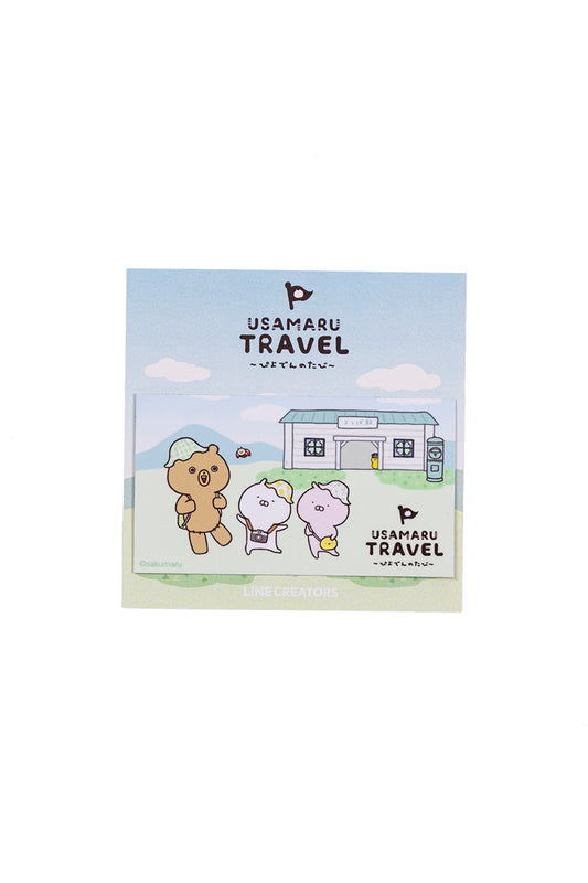 ステッカー 集合(うさまるトラベル) うさまる