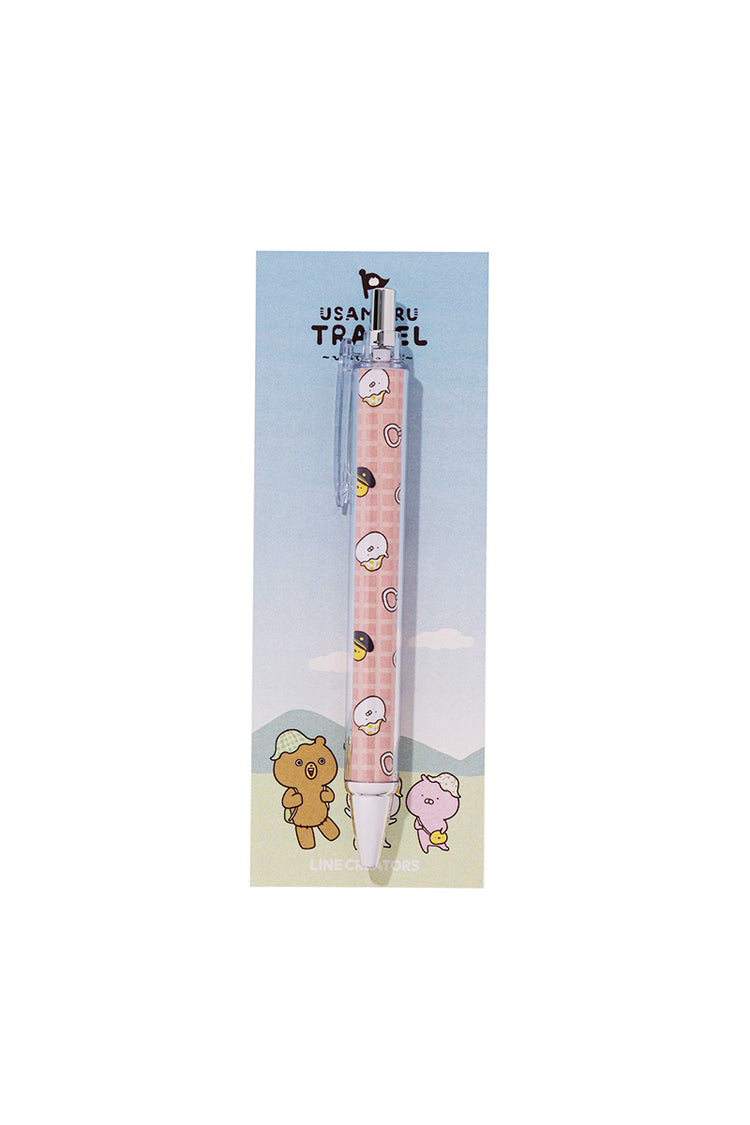 紙巻ボールペン ぴよでん(うさまるトラベル) うさまる