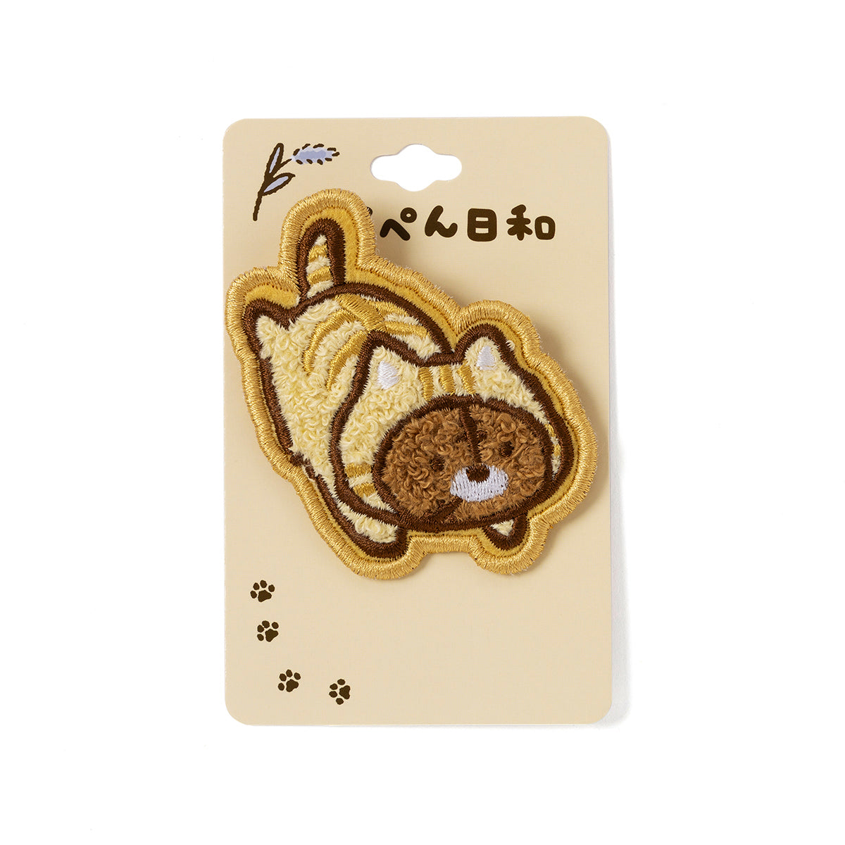 刺繡ブローチ(ねこのしゅうかいじょ) くまさん