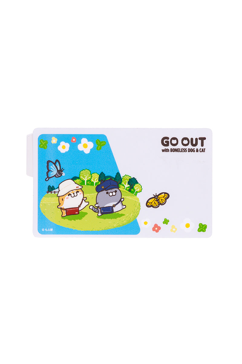 ドレスステッカー(GO OUT) ボンレス犬とボンレス猫