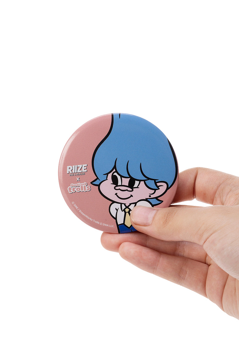[RIIZE X Good Luck Trolls] MIRROR BUTTON (ANTON)