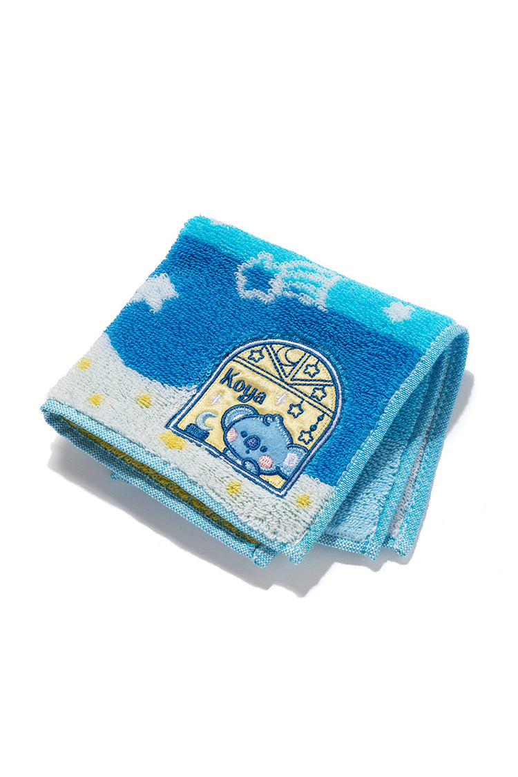 ベビー ミニタオル 星空ベロア刺繍 KOYA