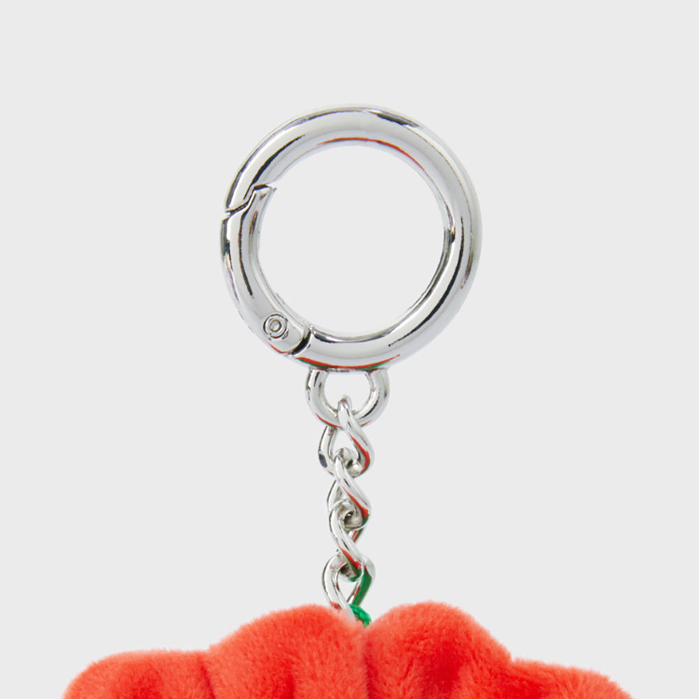 mini minini フラワーキーリング チョコニ