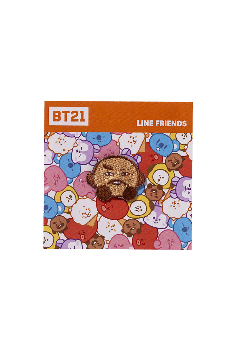 刺繍バッジ(ゆるフェイス) SHOOKY