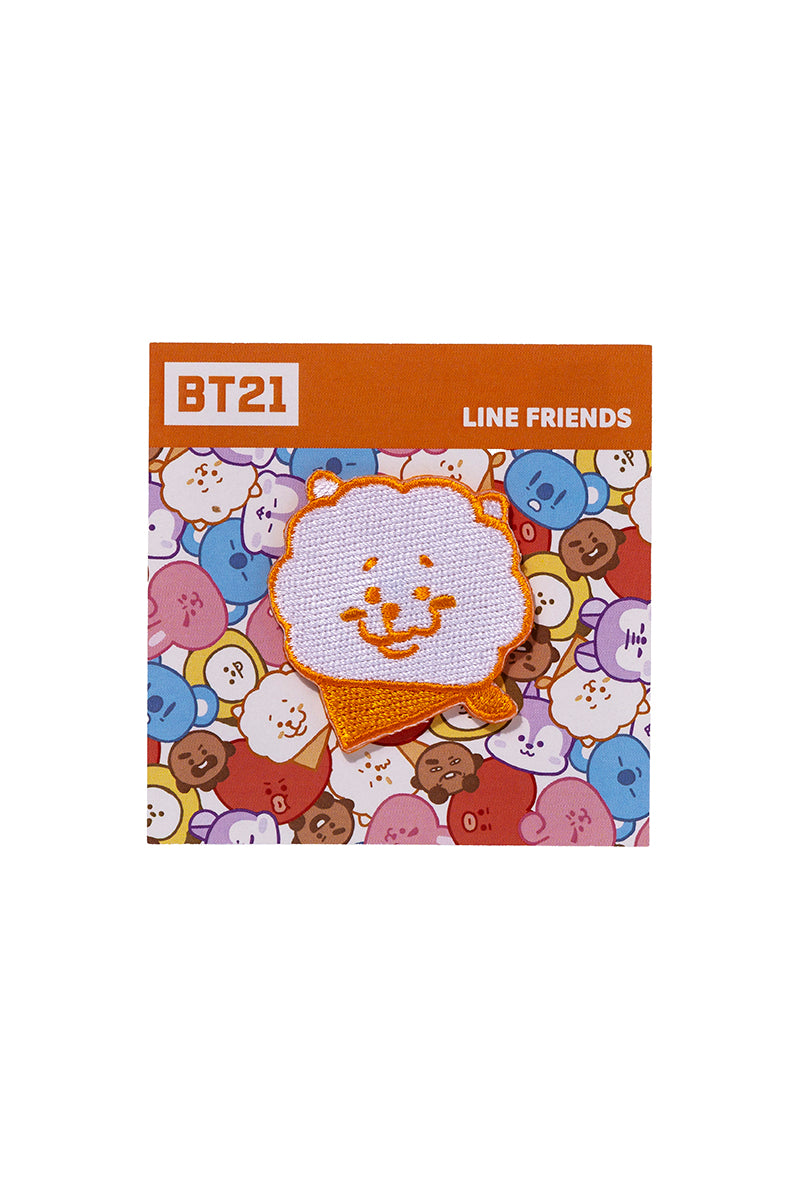 刺繍バッジ(ゆるフェイス) RJ