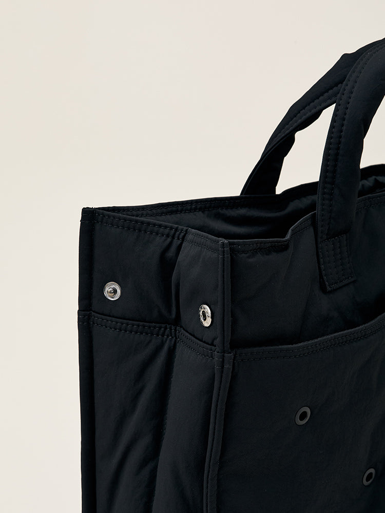 COLLER MILK ナイロントートバッグ ブラック