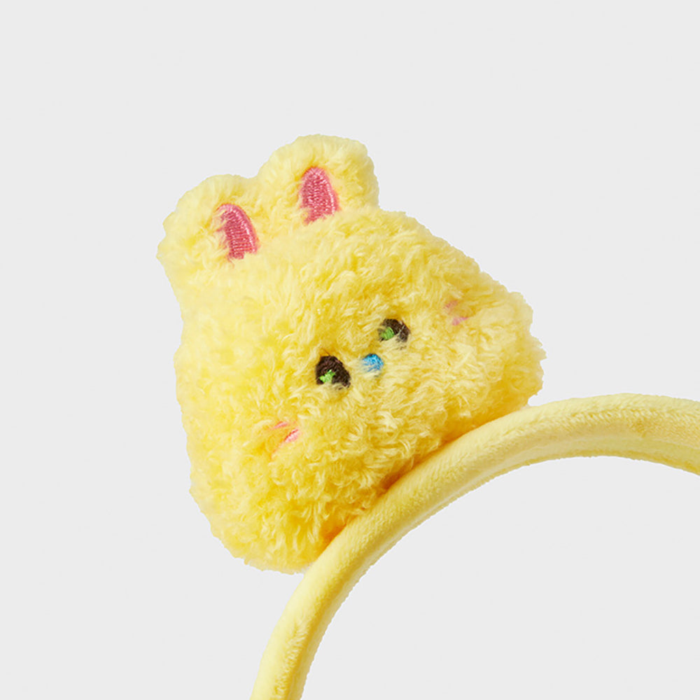 bunini ぬいぐるみヘアバンド (YELLOW)