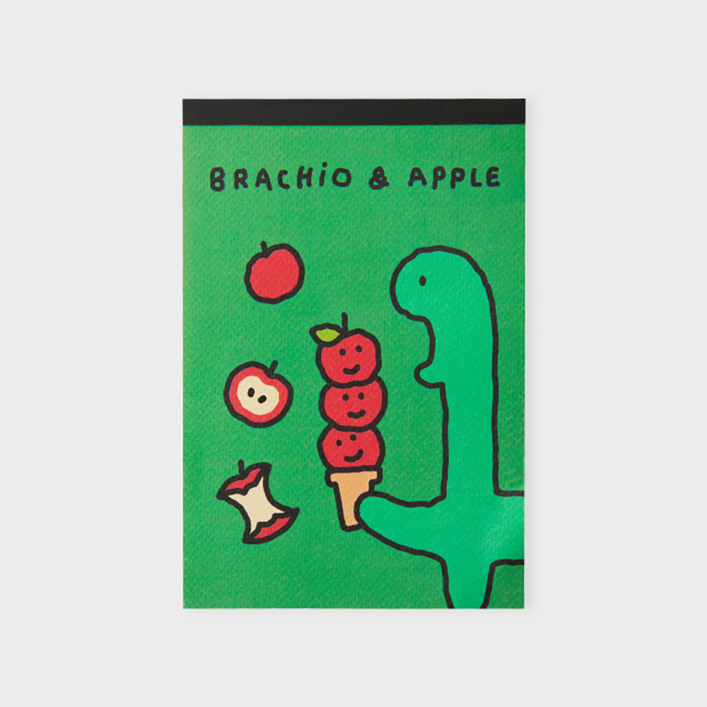 ベーシックノートパッド (グリーン) ブラキオ