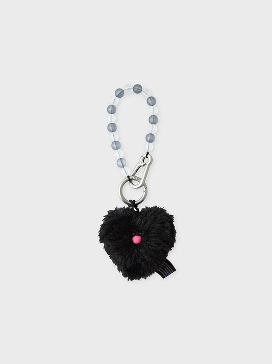 COLLER ぬいぐるみキーホルダー ブラック