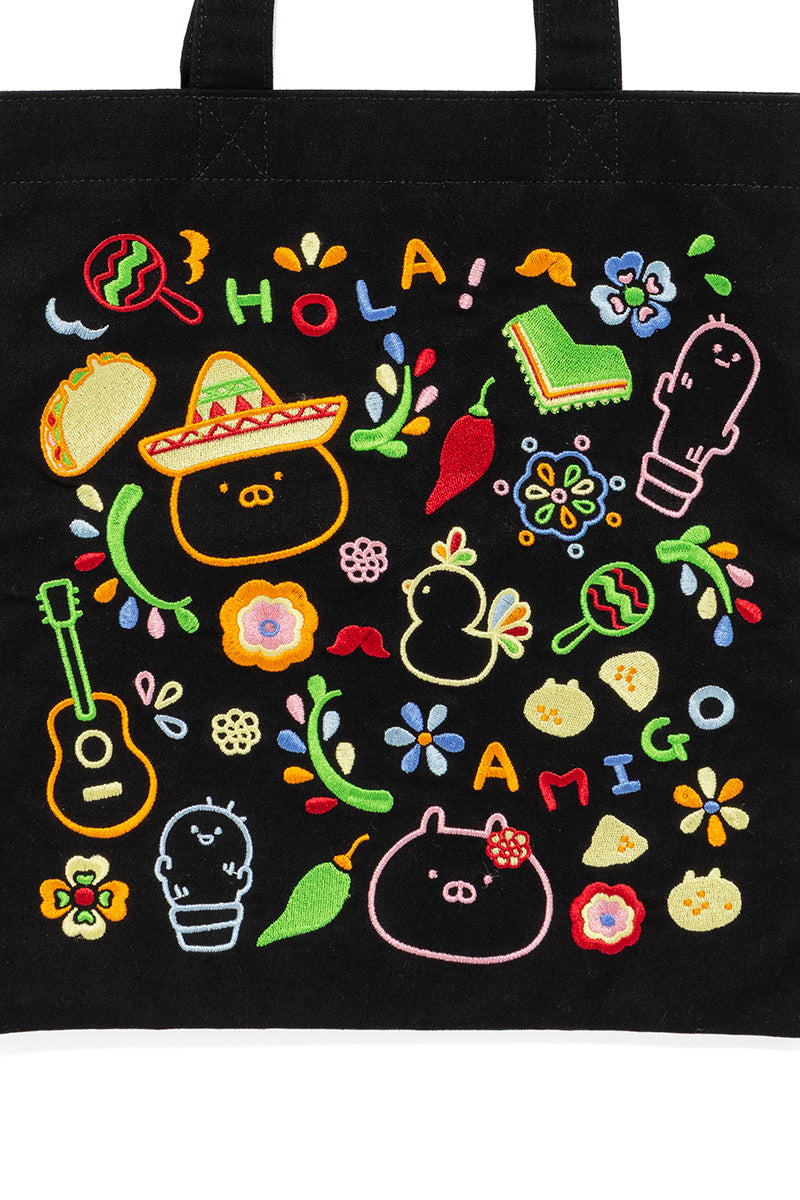刺繍トートバッグ(メキシカン) うさまる