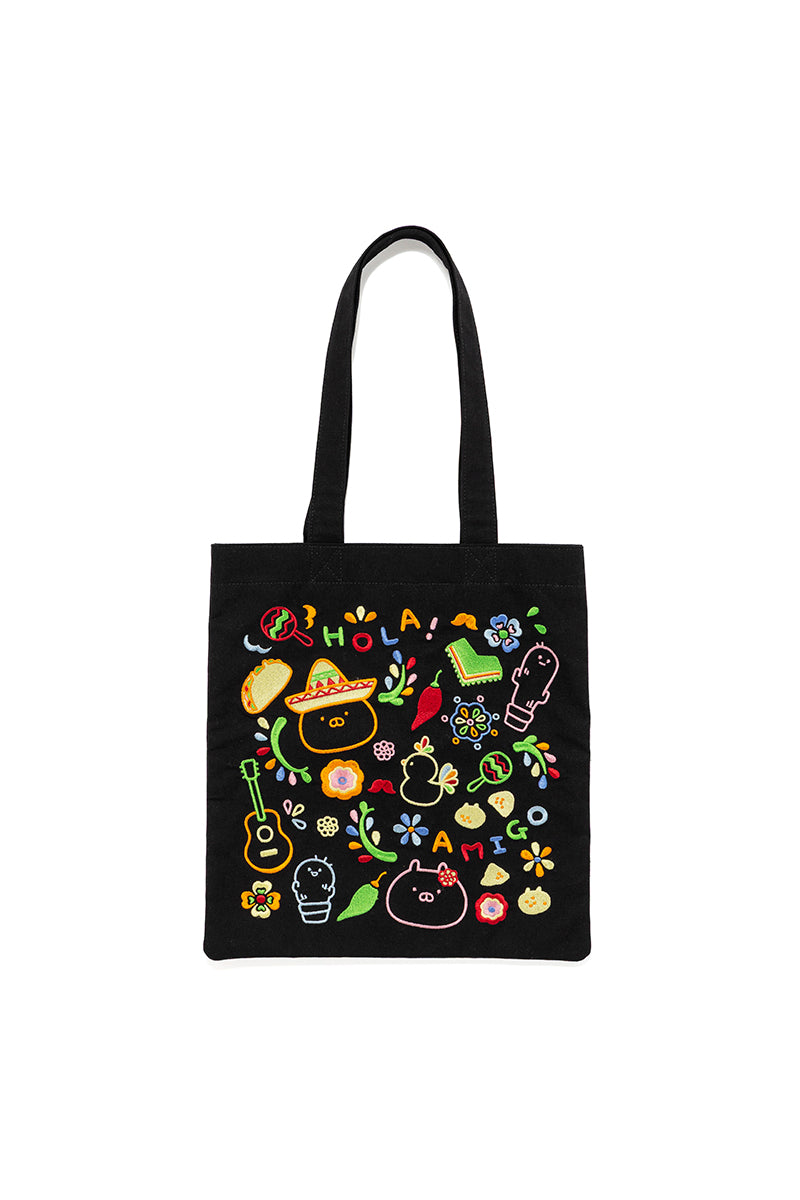 刺繍トートバッグ(メキシカン) うさまる
