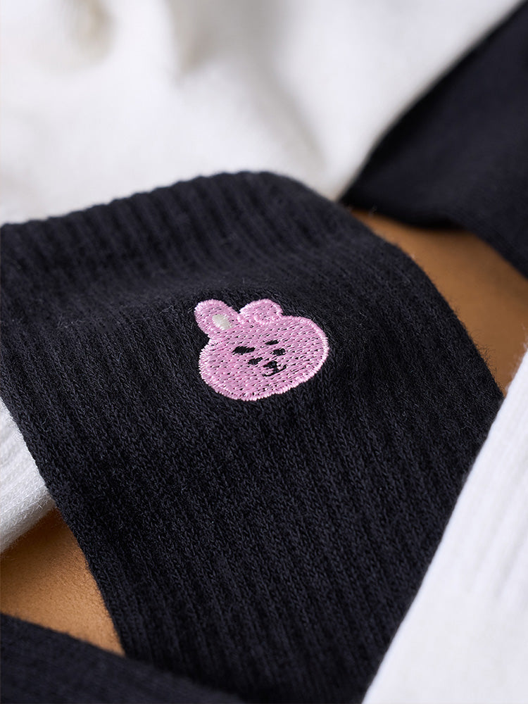 ベーシック デイリー刺繍ソックス COOKY