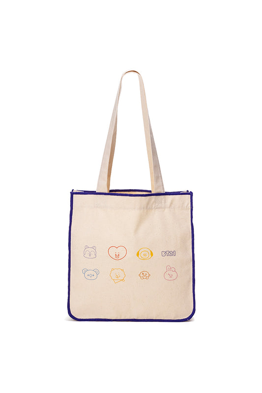 トートバッグ(ゆるフェイス) BT21