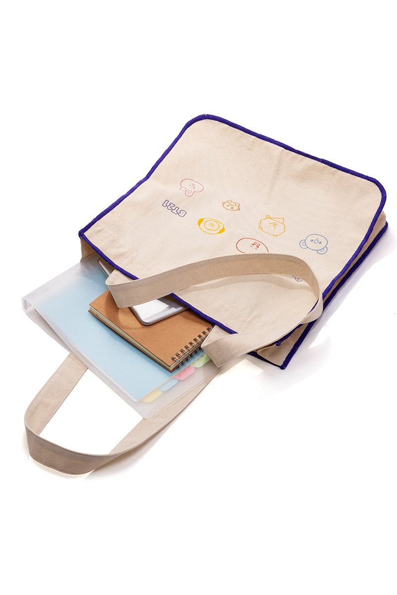 トートバッグ(ゆるフェイス) BT21 – LINE FRIENDS SQUARE JAPAN OFFICIAL