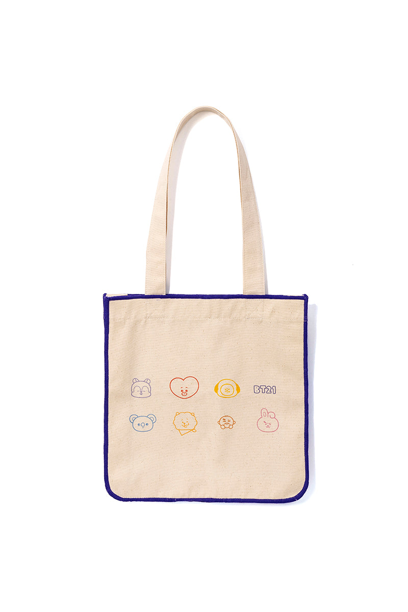 トートバッグ(ゆるフェイス) BT21