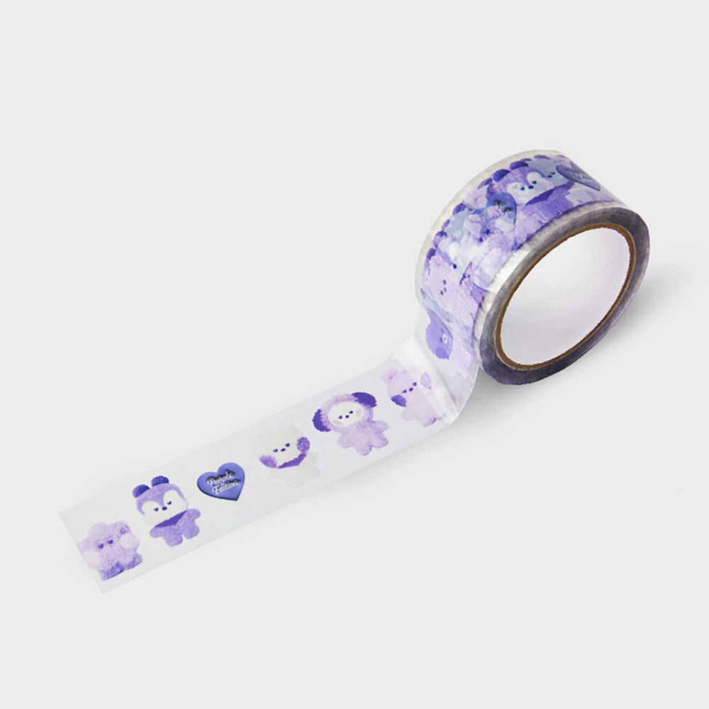 BT21 minini ボックステープ(パープル) BT21