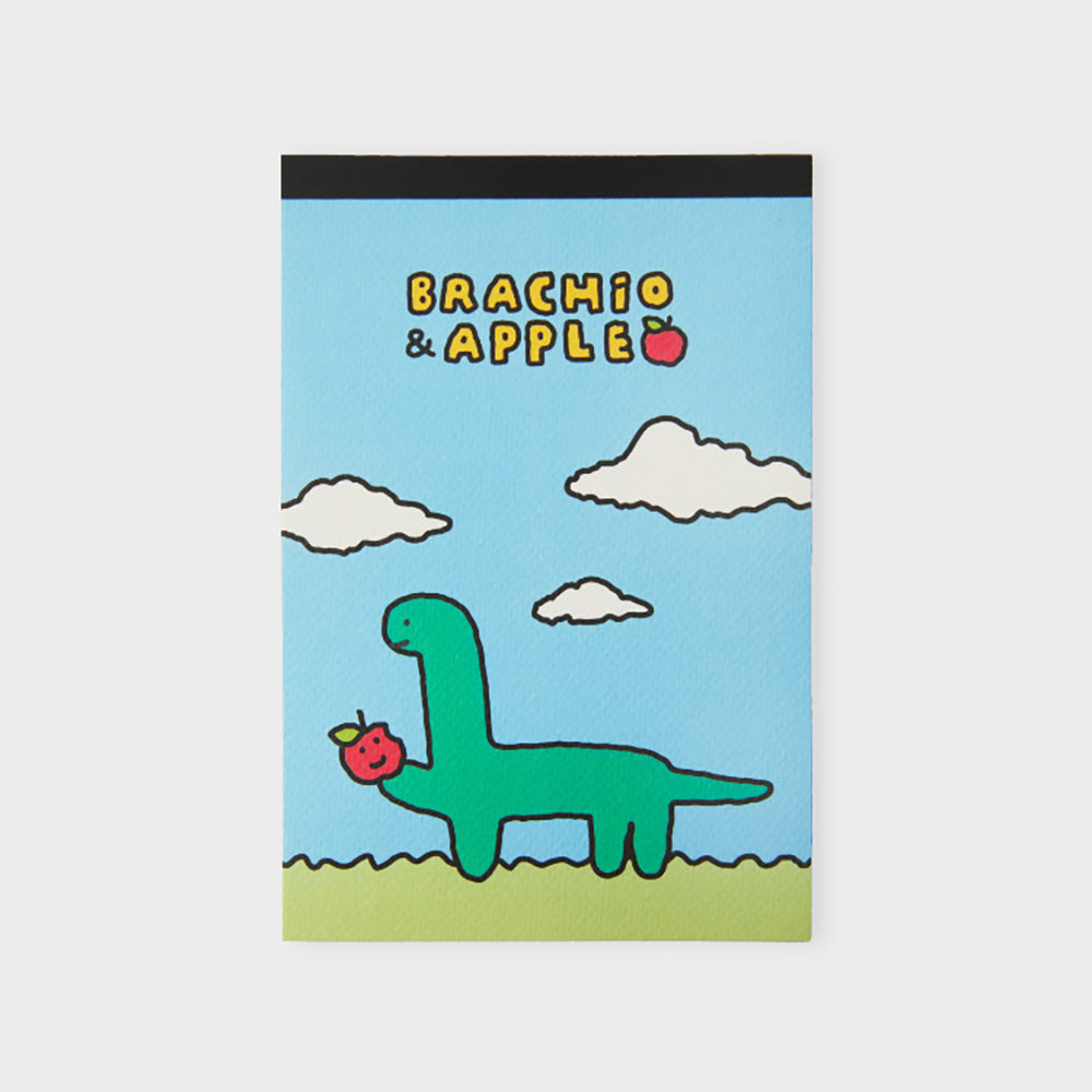 ベーシックノートパッド (ブルー) ブラキオ