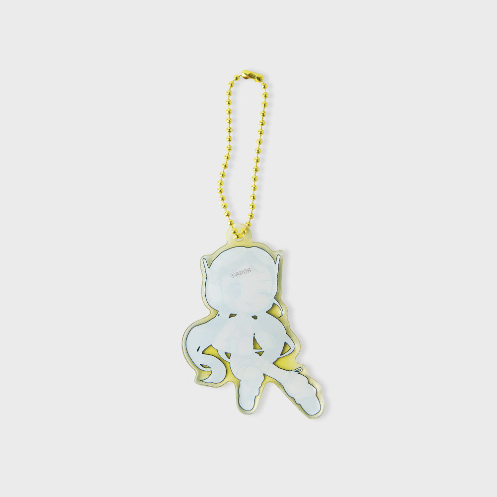 NJ Get Up アクリルキーリング (DANIELLE)