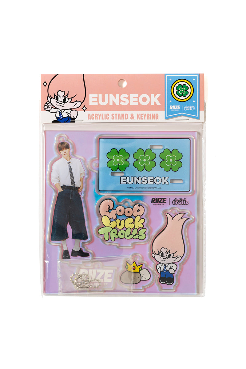 [RIIZE X Good Luck Trolls] ACRYLIC STAND & KEYRING (EUNSEOK)