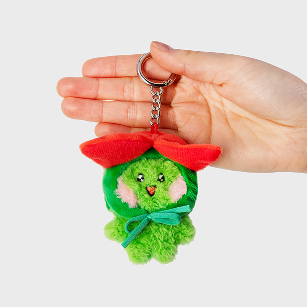 mini minini フラワーキーリング レニニ