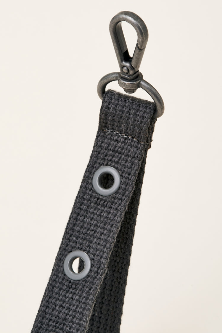 COLLER キャンバス 4穴ストラップキーリング マッドグレー