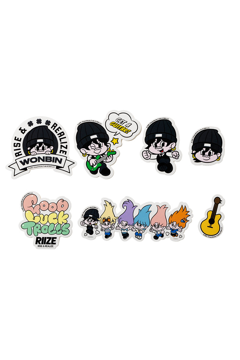 [RIIZE X Good Luck Trolls] STICKER SET (WONBIN)