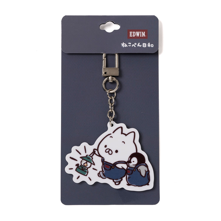 EDWIN × ねこぺん日和 アクリルキーチェーン てくてく