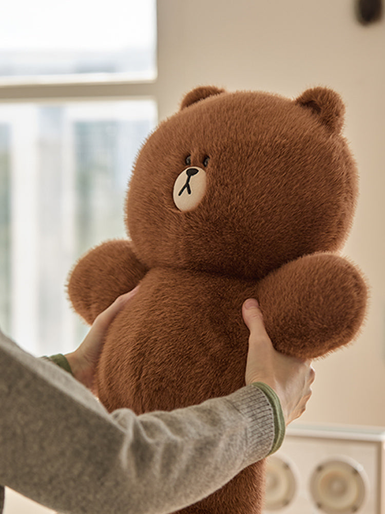 ミディアムぬいぐみ(HUG BROWN4) ブラウン