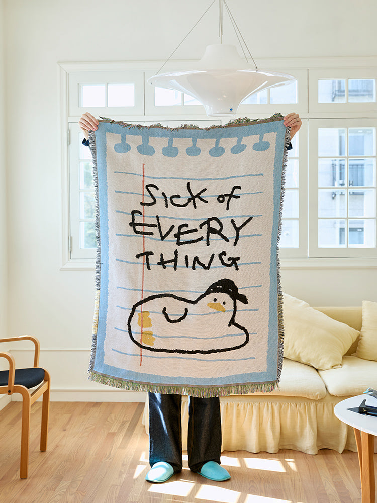 SSEBONGRAMA ブランケット(SICK OF EVERYTHING)