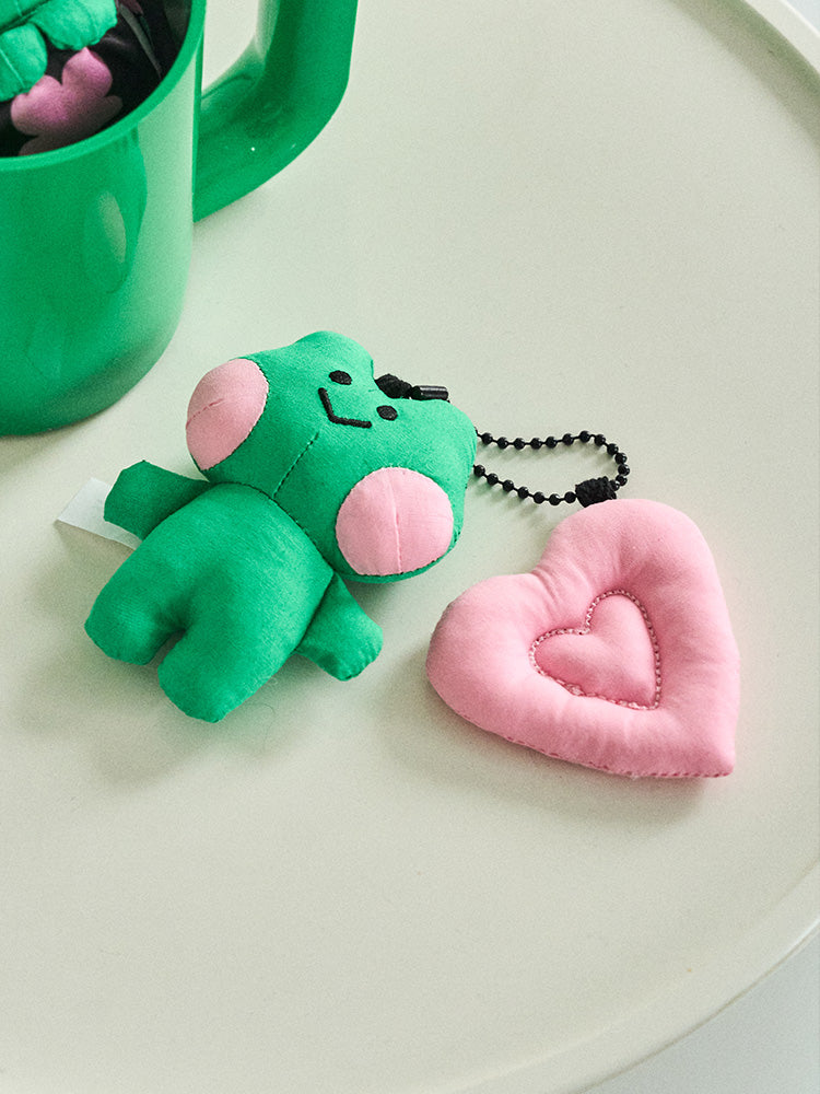 minini x DROPDROPDROP ぬいぐるみキーリング(ハート) レニニ