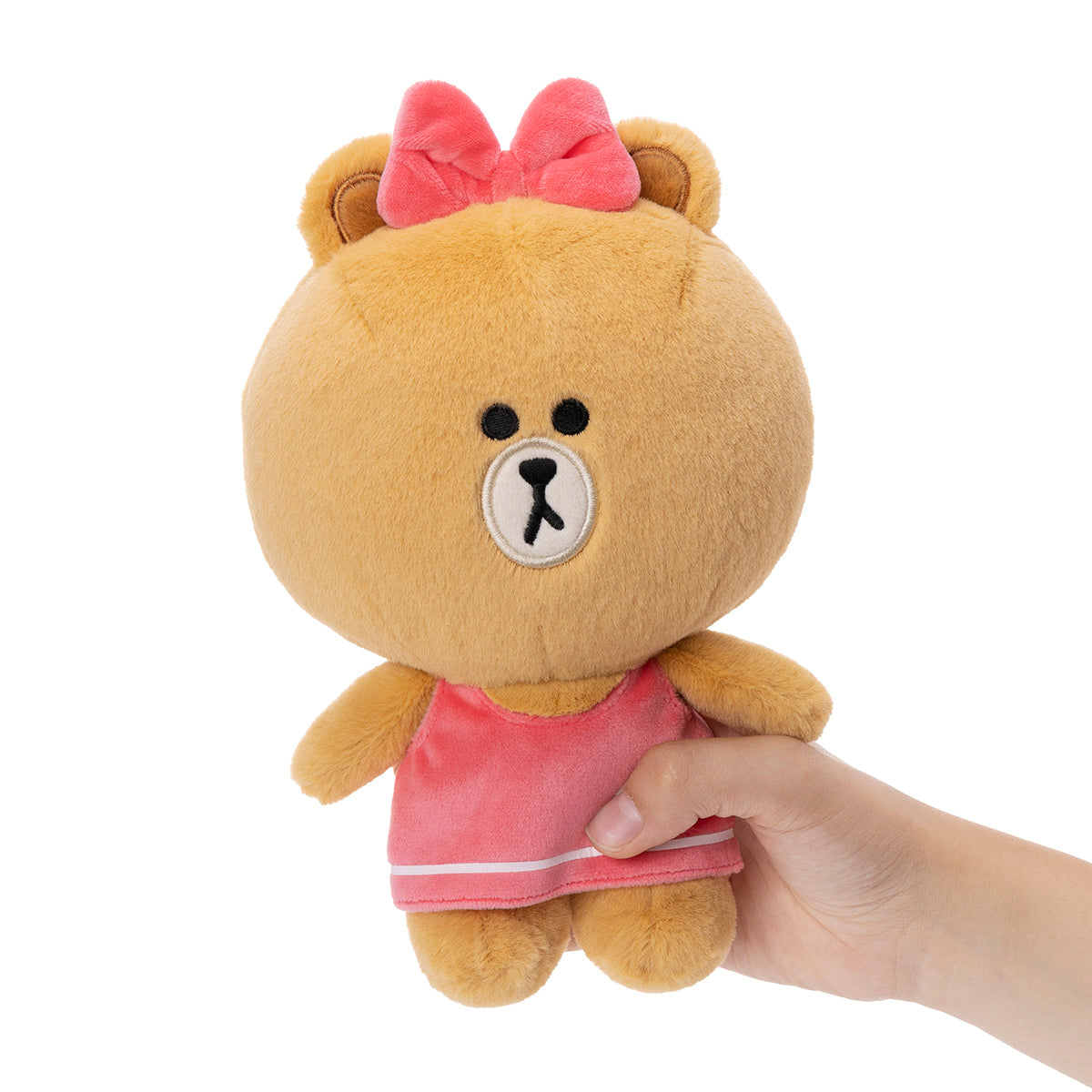 BASIC スタンディングぬいぐるみ Mサイズ チョコ