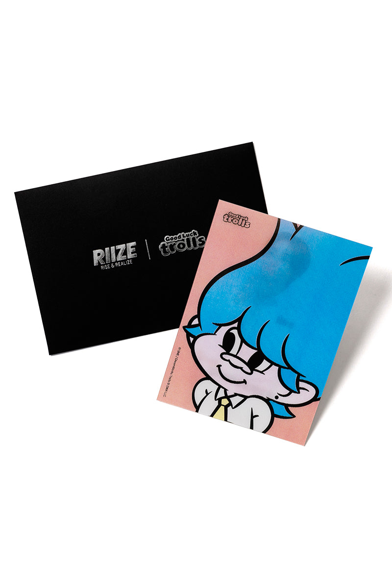 [RIIZE X Good Luck Trolls] 3D LENTICURAL CARD (ANTON)