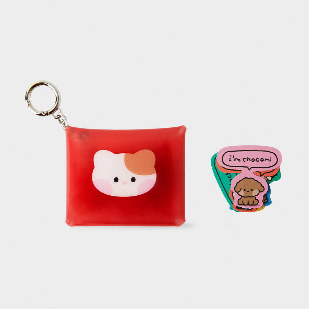 minini ポーチ付きステッカーセット ハムニ