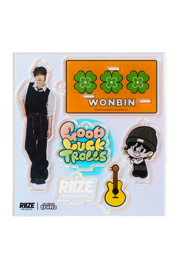 [RIIZE X Good Luck Trolls] ACRYLIC STAND & KEYRING (WONBIN)
