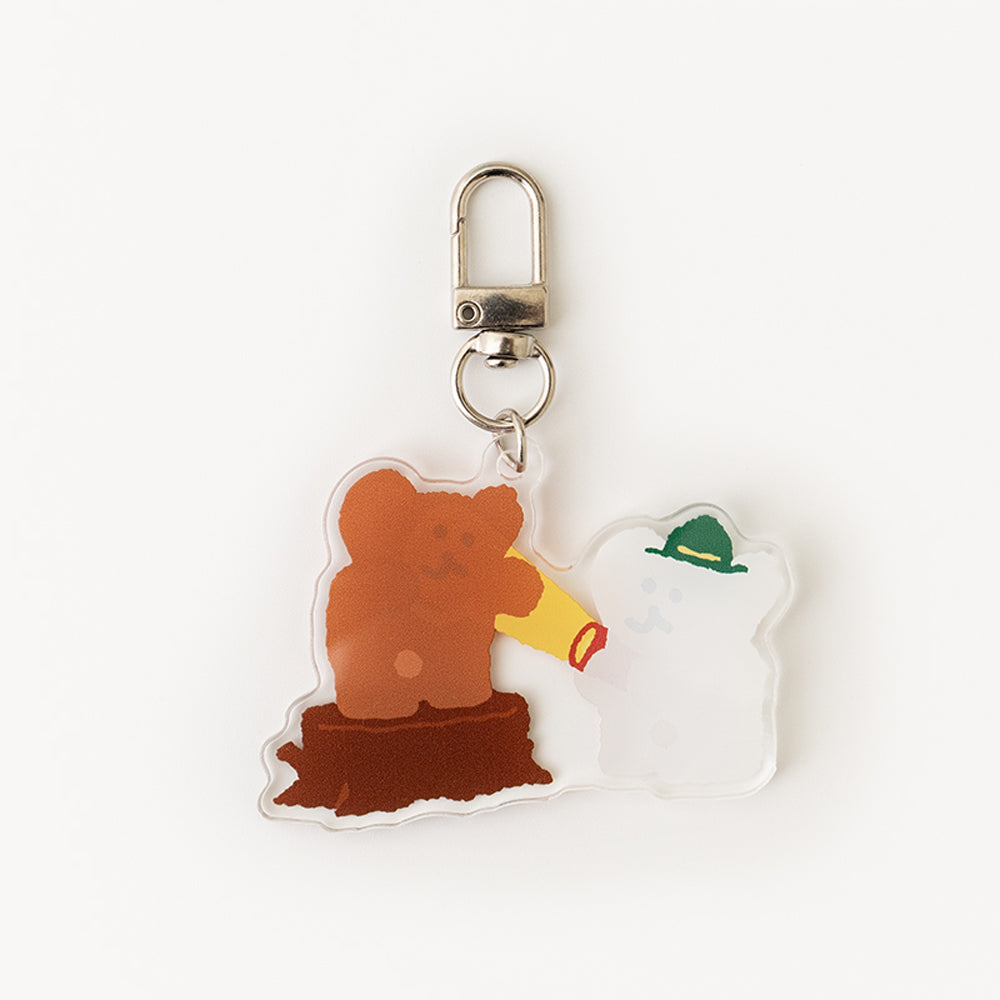 DINOTAENG アクリルキーリング VER.2(in the Woods)