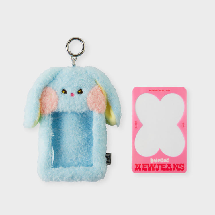 bunini ぬいぐるみフォトカードホルダー (BLUE)